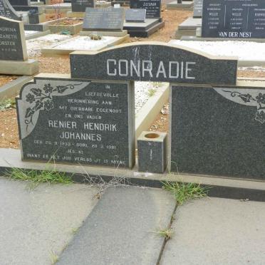 CONRADIE Renier Hendrik Johannes 1933-1981