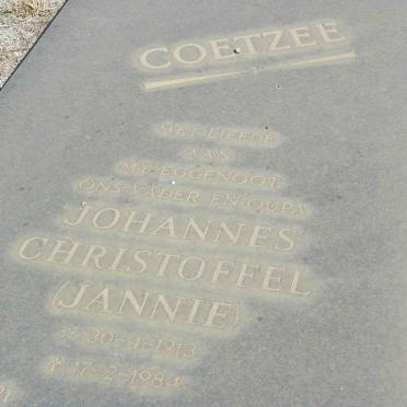 COETZEE Johannes Christoffel 1913-1984
