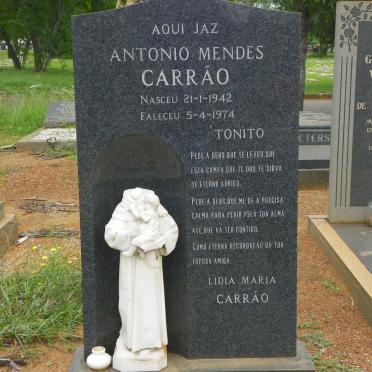 CARRÁO Antonio Mendes 1942-1974