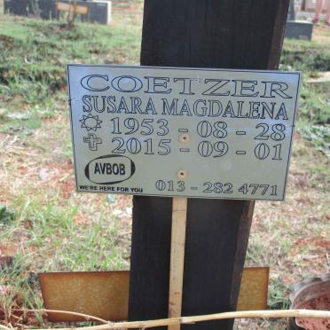 COETZER Susara Magdalena 1953-2015