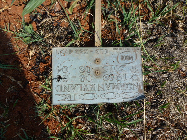 COOK Norman Ryland 1969-2015