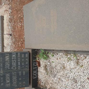 COETZEE Hendrik Jacobus 1906-1981 &amp; Johanna Christina VAN DER BANK 1910-1991 #3