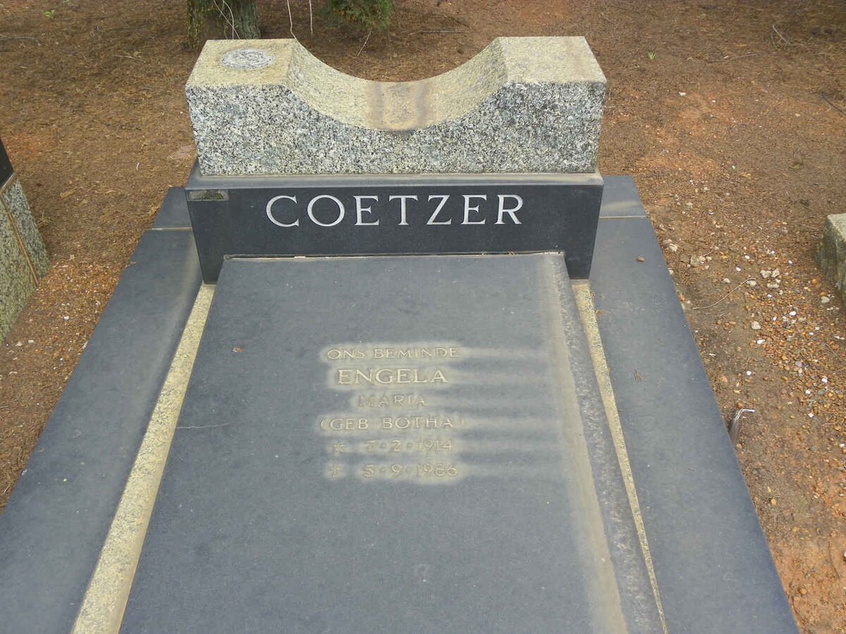 COETZER Engela Maria nee BOTHA 1914–1986