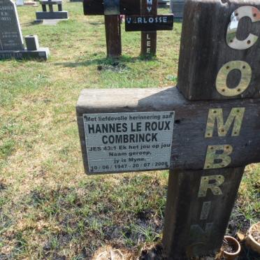 COMBRINCK Hannes le Roux 1947–2008 & Maria Petronella 1946–2014 #2