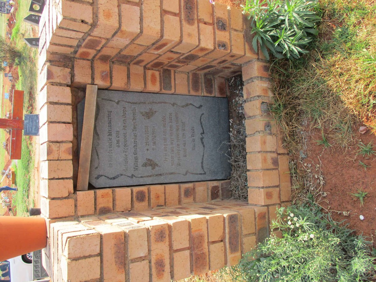 ENGELBRECHT Willem Gerhardus 1938-2014