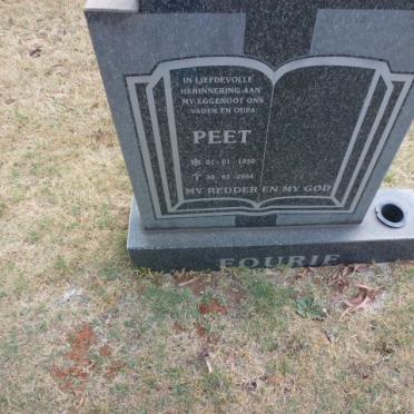 FOURIE Peet 1950-2004