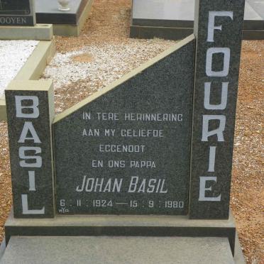FOURIE Johan Basil 1924-1980
