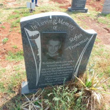 FRONEMAN Stefan 1985-?