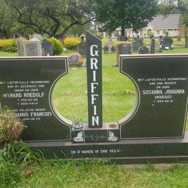 GRIFFIN Wynand Roedolf 1919-2001 &amp; Susanna Johanna MARAIS 1933- :: GRIFFIN Stephanus Francois 1958-