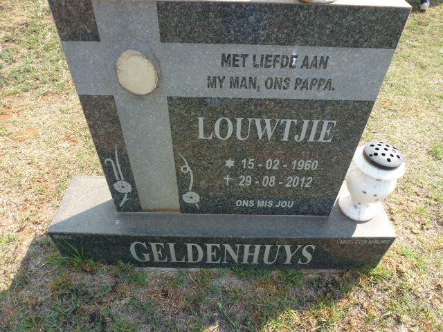 GELDENHUYS Louwtjie 1960-2012