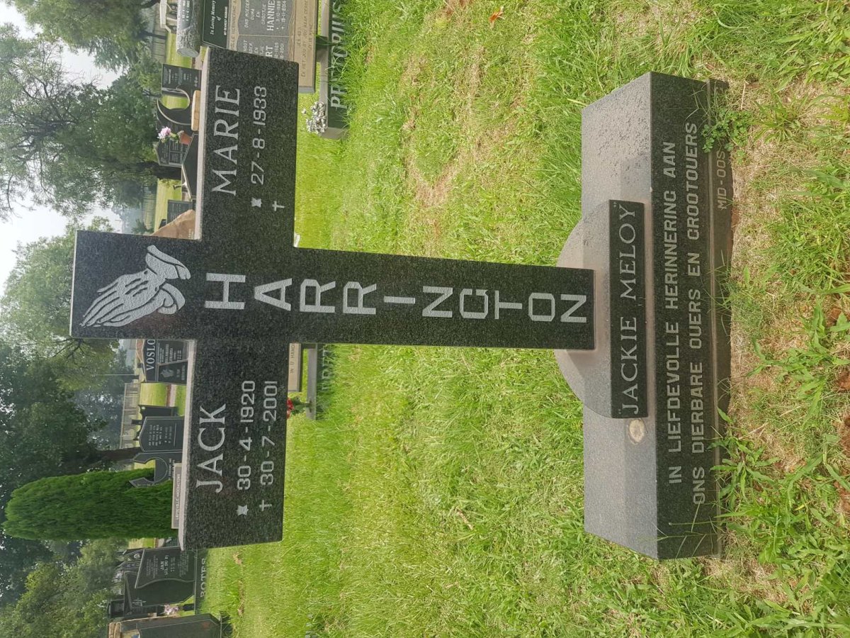 HARRINGTON Jack 1920-2001 &amp; Marie 1933-