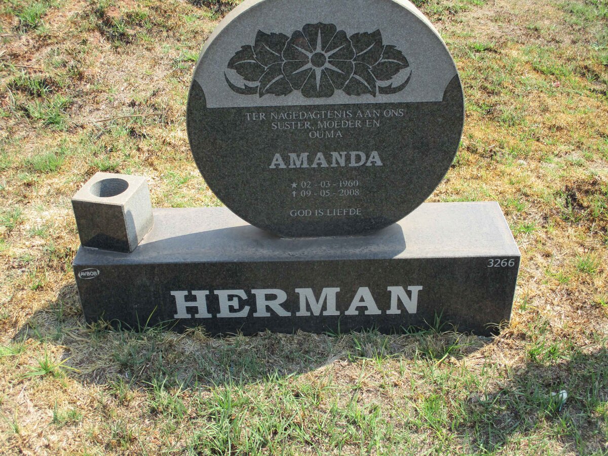 HERMAN Amanda 1960-2008