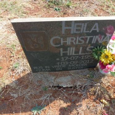 HILLS Heila Christina 1957-2012