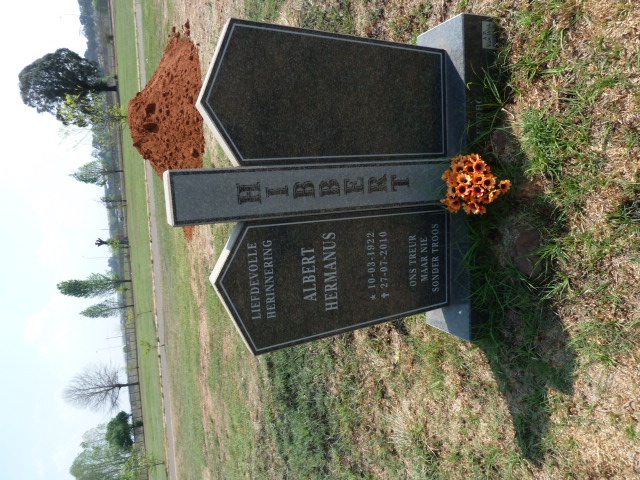 HIBBERT Albert Hermanus 1922-2010