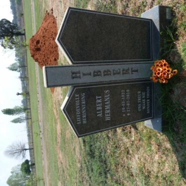 HIBBERT Albert Hermanus 1922-2010