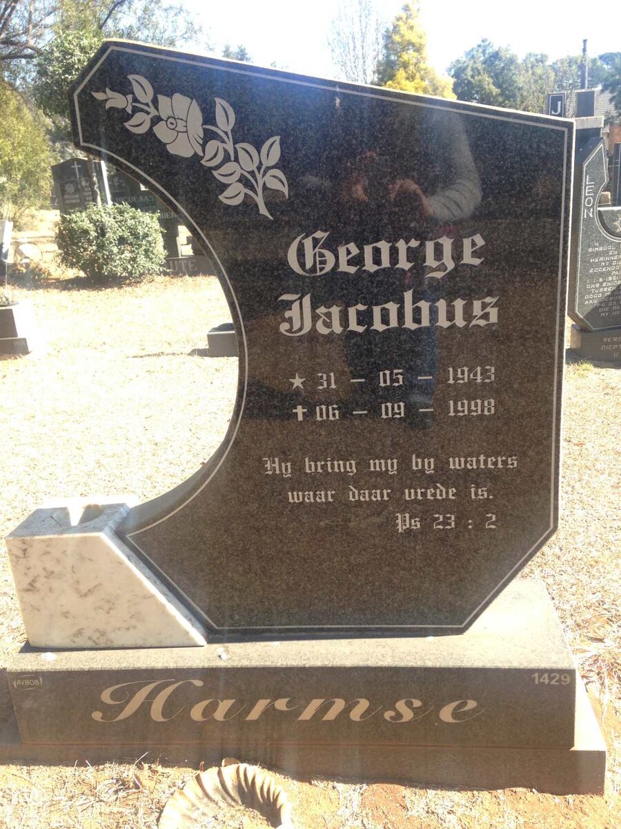 HARMSE George Jacobus 1943-1998