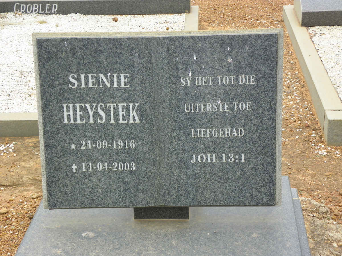 HEYSTEK Sienie 1916-2003