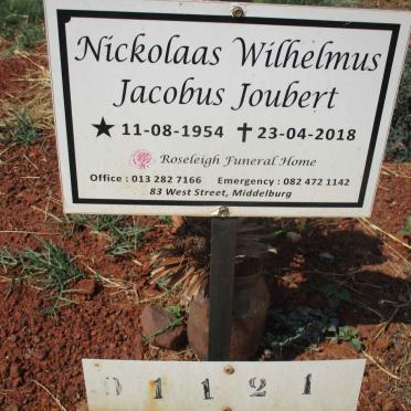 JOUBERT Nickolaas Wilhelmus Jacobus 1954-2018