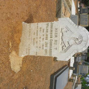 JOUBERT Johannes Gerhardus Wilhelmus 1895-1913