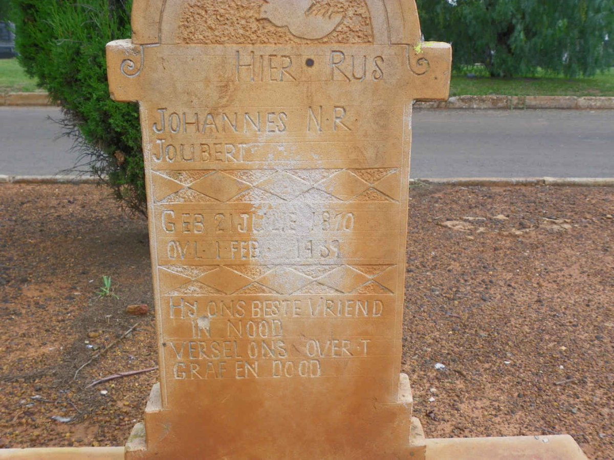 JOUBERT Johannes N.R. 1870-1939