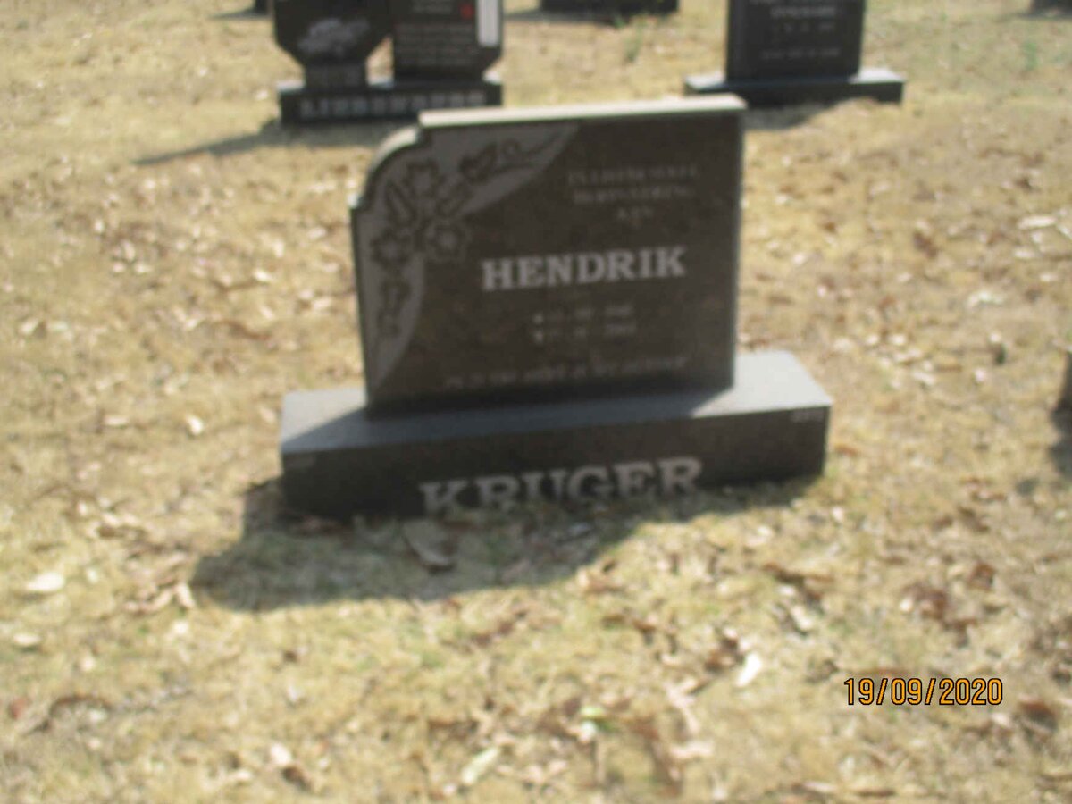 KRUGER Hendrik