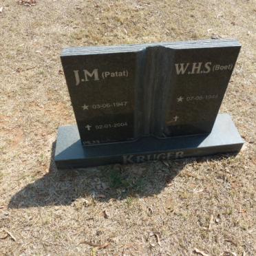 KRUGER W.H.S. 1944- &amp; J.M. 1947-2004