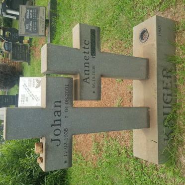 KRUGER Johan 1935-2001 &amp; Annette 1938-