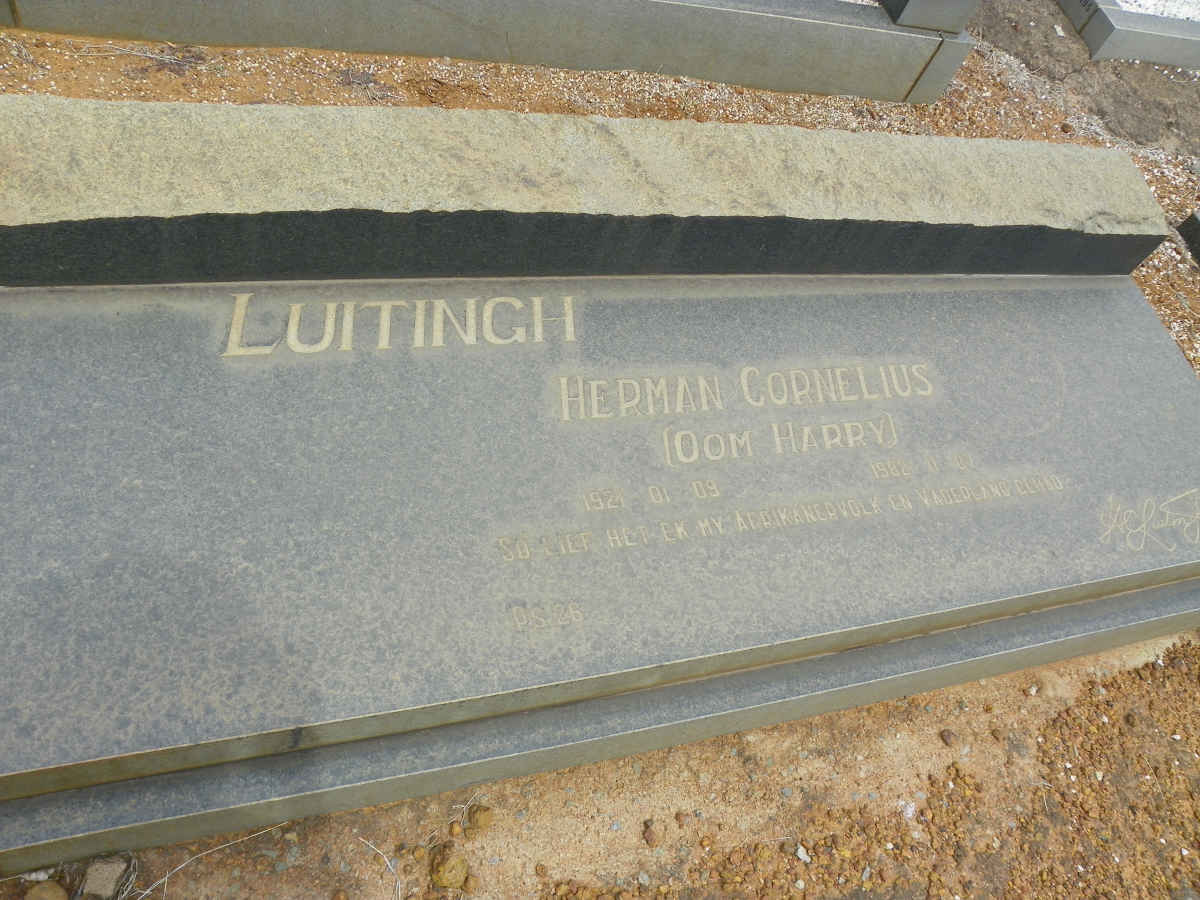 LUITINGH Herman Cornelius 1924-1982