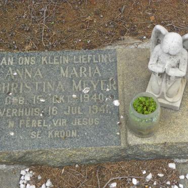 MEYER Anna Maria Christina 1940-1941