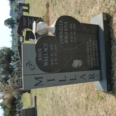 MILLAR John Wallace 1930-2005 &amp; Cornelia Johanna 1932-2006