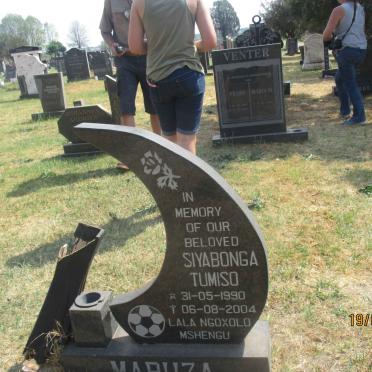 MABUZA Siyabonga Tumiso 1990-2004