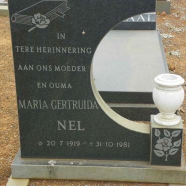 NEL Maria Gertruida 1919-1981