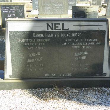 NEL Hendrik Johannes 1919-1975 &amp; Jacomina Martina 1924-1973