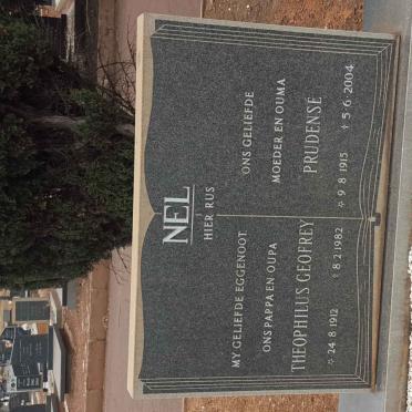 NEL Theophilus Geofrey 1912-1982 &amp; Prudense 1915-2004