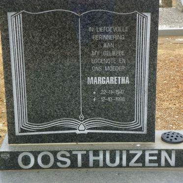 OOSTHUIZEN Margaretha 1947-1998