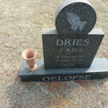 OELOFSE  A.N. 1919-2003