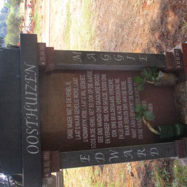 OOSTHUIZEN Edward 1955- &amp; Maggie 1962-2013