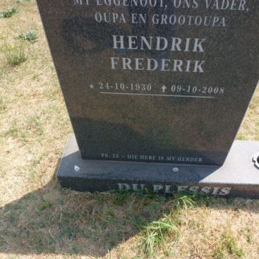 PLESSIS Hendrik Frederik, du 1930-2008