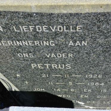 PRINSLOO Petrus 1926-1984 #3