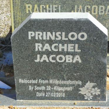 PRINSLOO Rachel Jacoba 1924-1978 #1