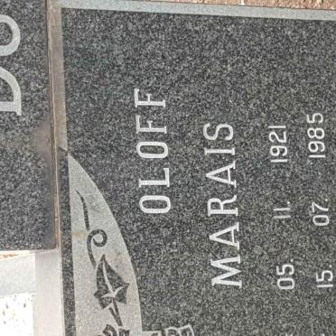 PLESSIS Oloff Marais, du 1921–1985 & Marie nee MARITZ 1921–1981 #2