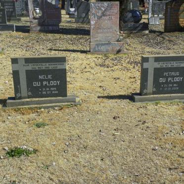 PLOOY Petrus, du 1914-2006 &amp; Nelie 1926-1996