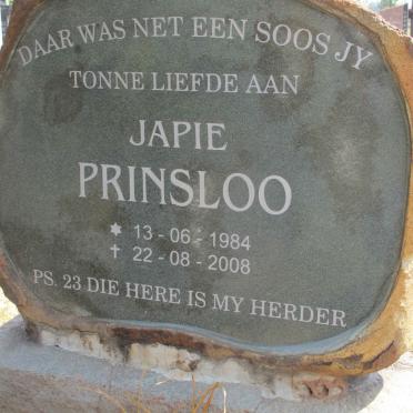 PRINSLOO Japie 1984-2008