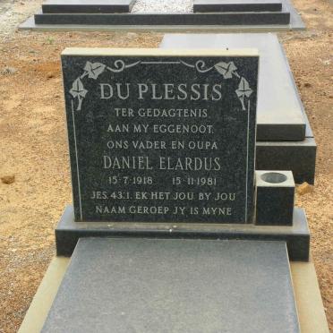 PLESSIS Daniel Elardus, du 1918-1981