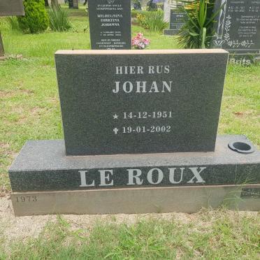 ROUX Johan, le 1951-2002