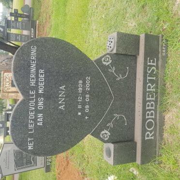 ROBBERTSE Anna 1938-2002
