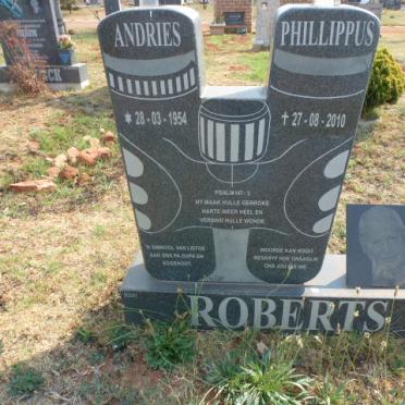 ROBERTS Andries Phillippus 1954-2010