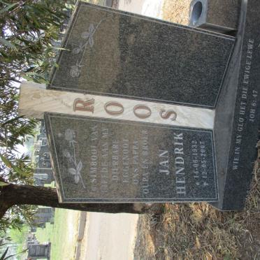 ROOS Jan Hendrik 1932-2007