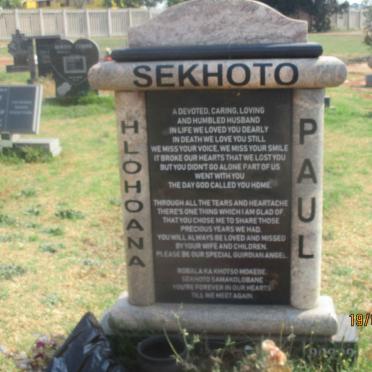 SEKHOTO Hlohona Paul