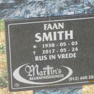 SMITH Faan 1938-2017